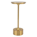 Cordless Table Lamp Rechargeable 2000mAh 3 Levels Brightness Portable USB C LED Metal Bedside Lamp Gold