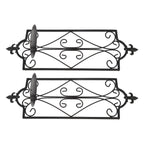 2pcs Wall Sconce Candle Holder Hanging Iron Wall Candle Sconce Holder Wall Decorations for Living Room Dining Room