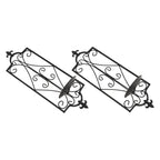2pcs Wall Sconce Candle Holder Hanging Iron Wall Candle Sconce Holder Wall Decorations for Living Room Dining Room