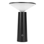 LED Table Lamp Rechargeable Touch Control Desk Light Adjustable Eye Protection Lamp with Battery Black