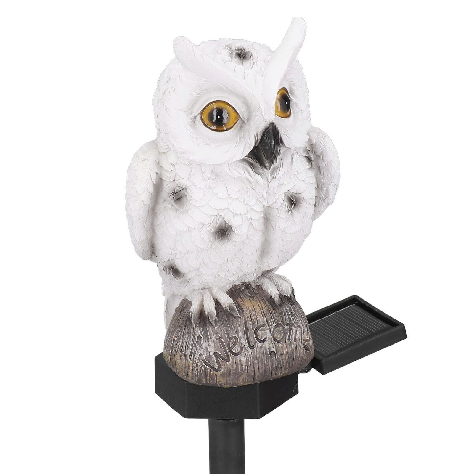 Solar Pathway Lights Outdoor Solar Garden Lights Owl Design Solar Powered Landscape Light For Patio Yard Driveway