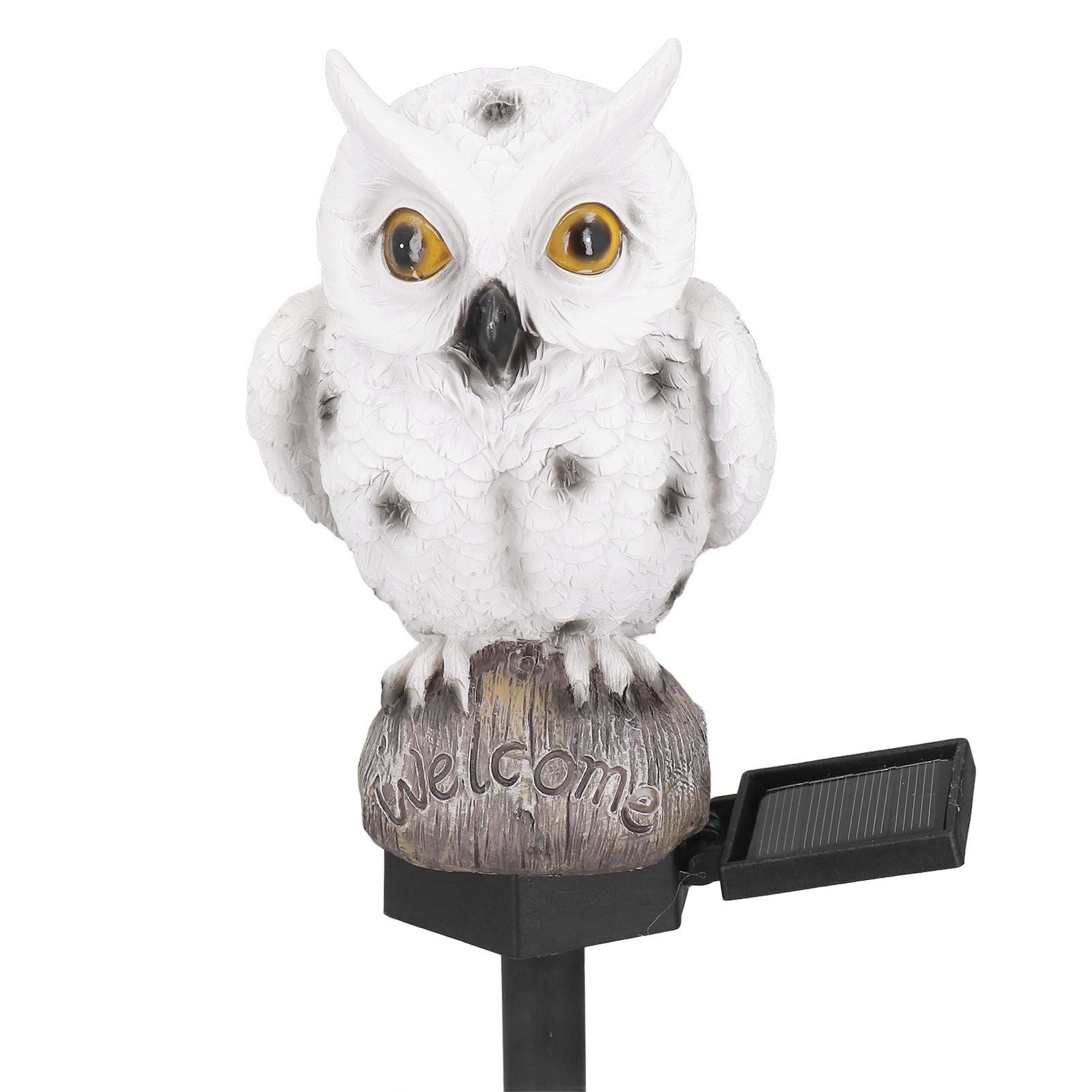 Solar Pathway Lights Outdoor Solar Garden Lights Owl Design Solar Powered Landscape Light For Patio Yard Driveway
