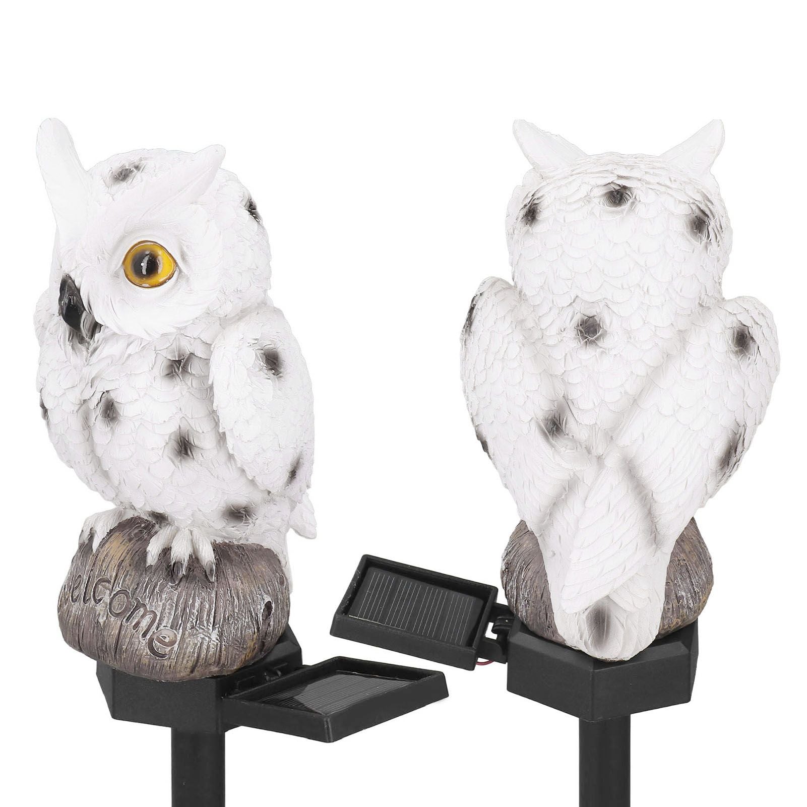 Solar Pathway Lights Outdoor Solar Garden Lights Owl Design Solar Powered Landscape Light For Patio Yard Driveway