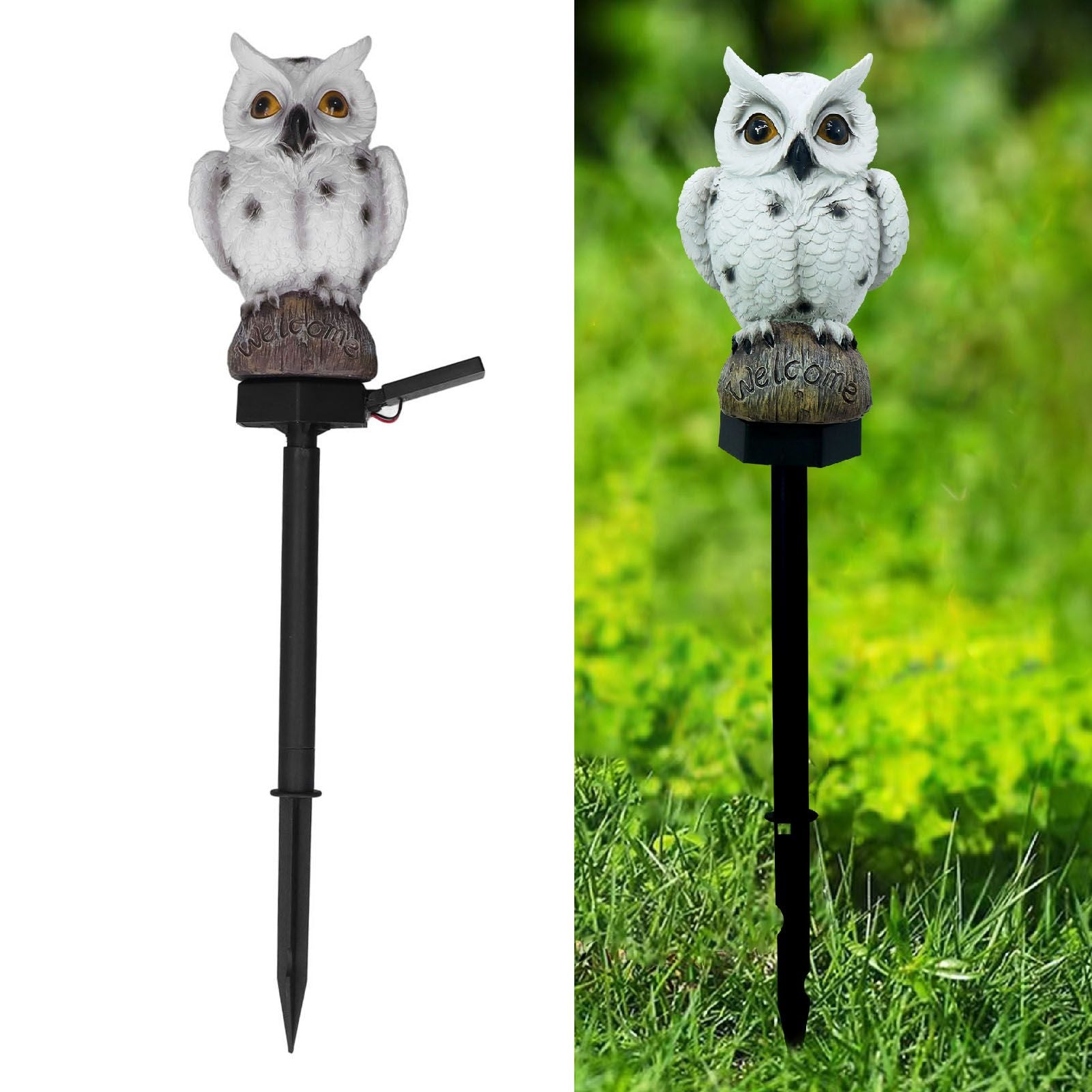 Solar Pathway Lights Outdoor Solar Garden Lights Owl Design Solar Powered Landscape Light For Patio Yard Driveway
