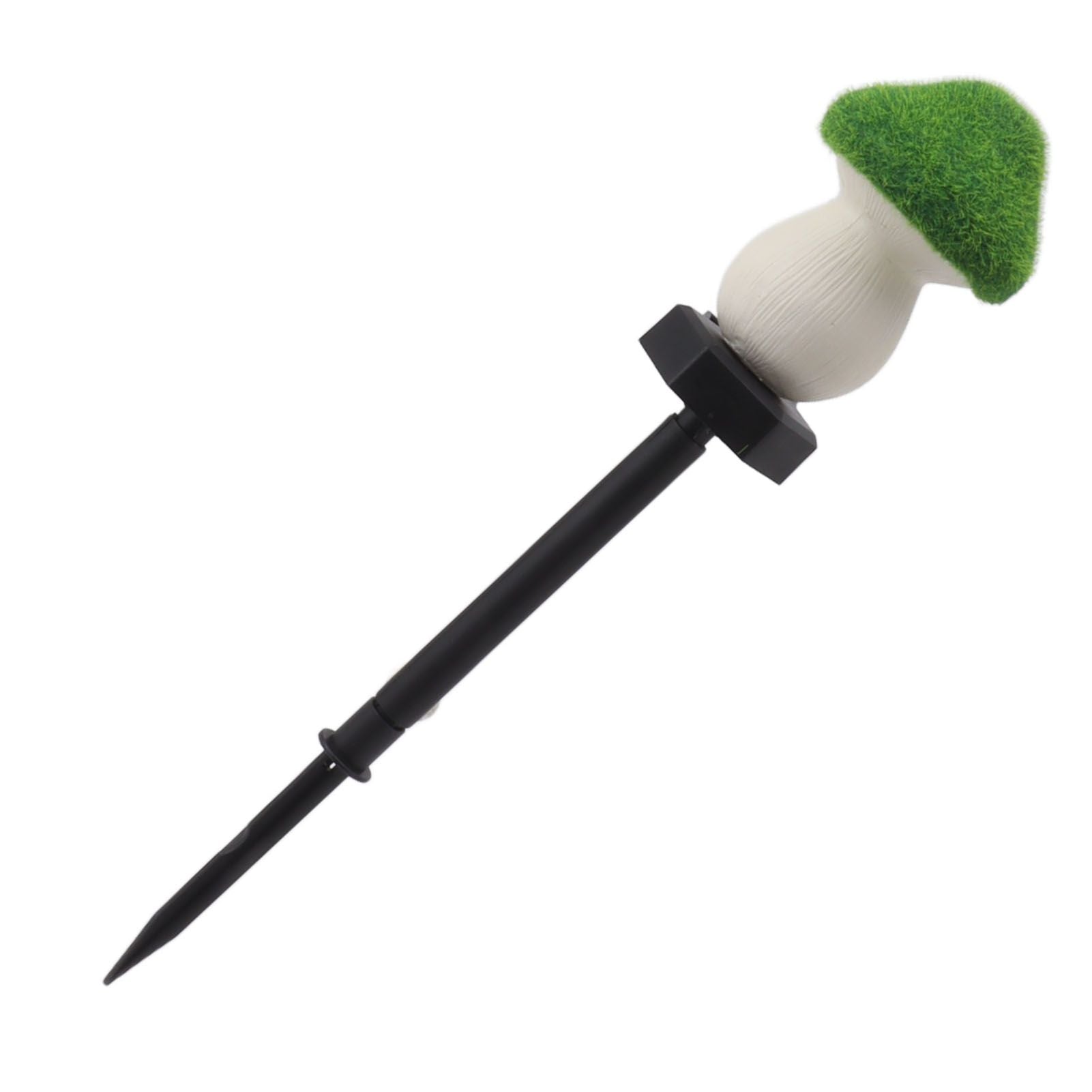 Mushroom Solar Light Garden Outdoor Light Flocking Landscape Decoration Ground Fixed Ambient Lighting