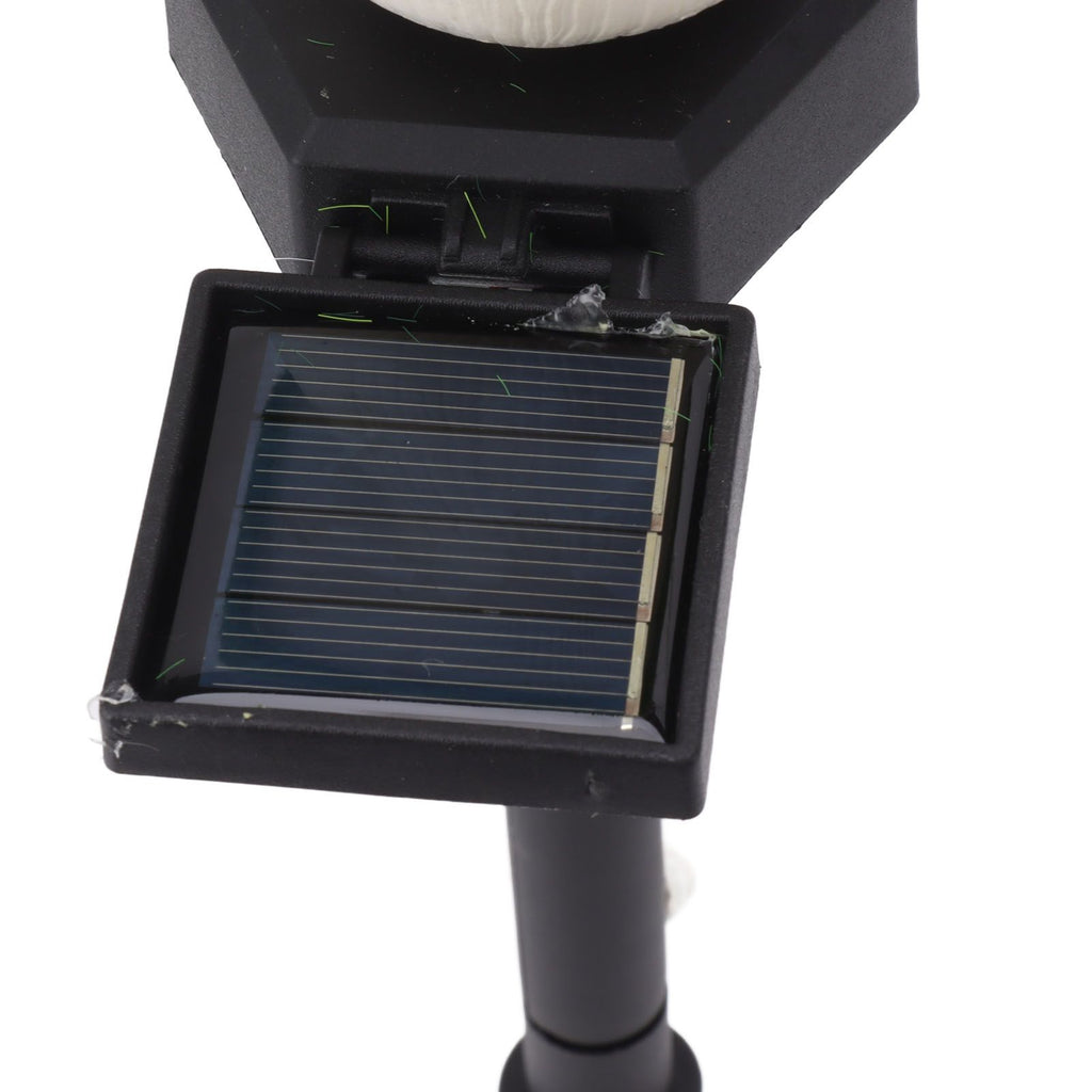 Mushroom Solar Light Garden Outdoor Light Flocking Landscape Decoration Ground Fixed Ambient Lighting