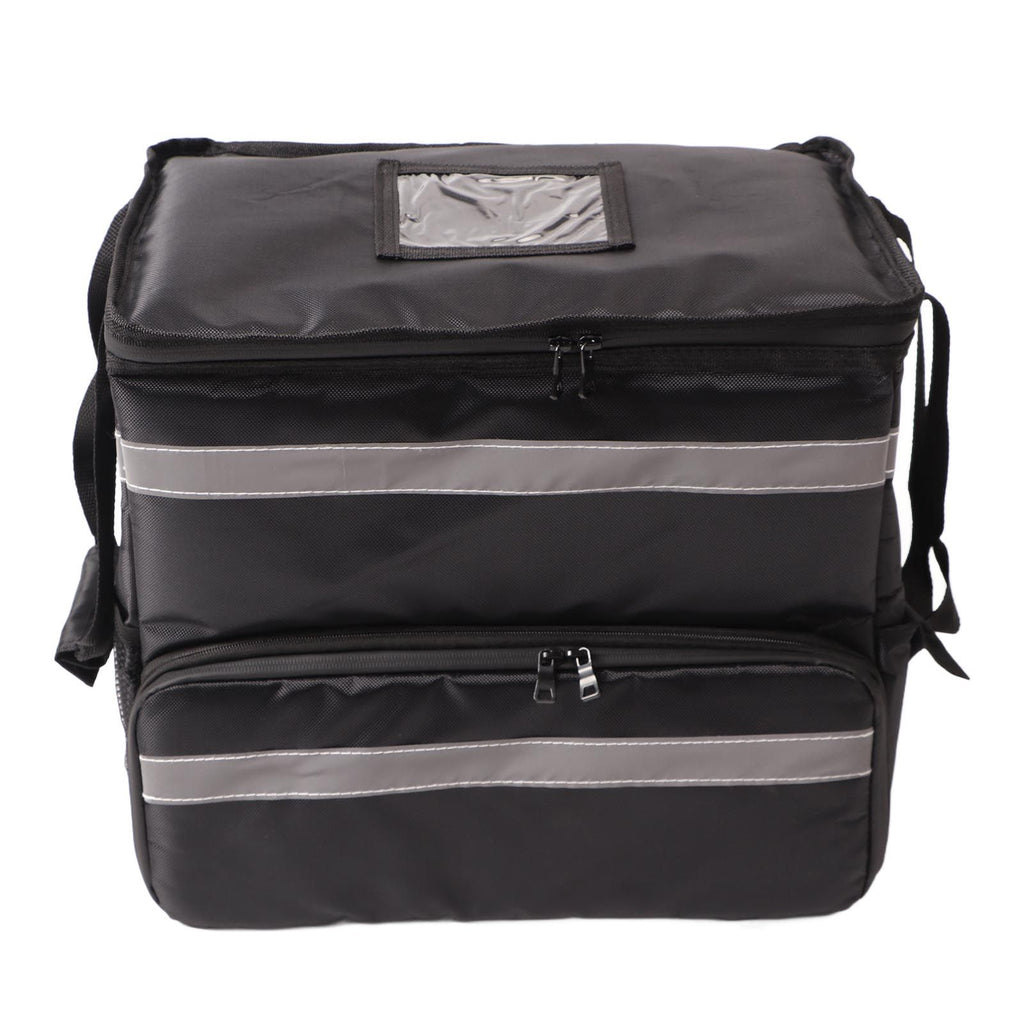 50L Insulated Pizza Delivery Backpack Take Out Food Delivery Thermal Backpack with Expandable Layer for Camping Travel