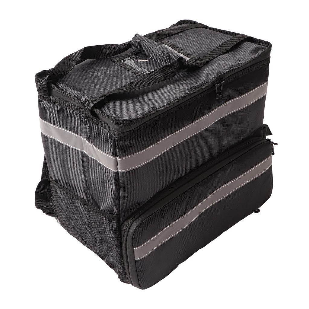 50L Insulated Pizza Delivery Backpack Take Out Food Delivery Thermal Backpack with Expandable Layer for Camping Travel