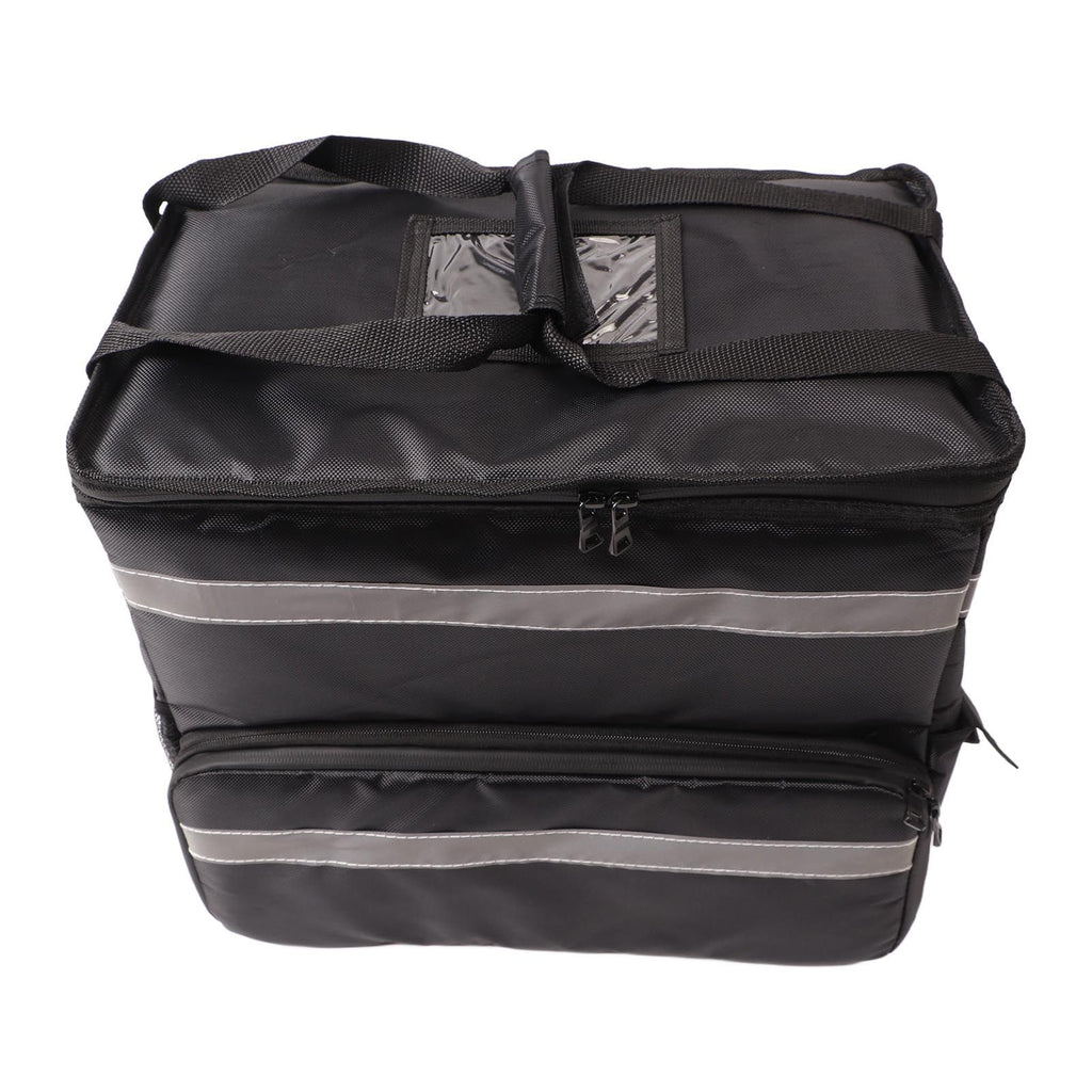 50L Insulated Pizza Delivery Backpack Take Out Food Delivery Thermal Backpack with Expandable Layer for Camping Travel