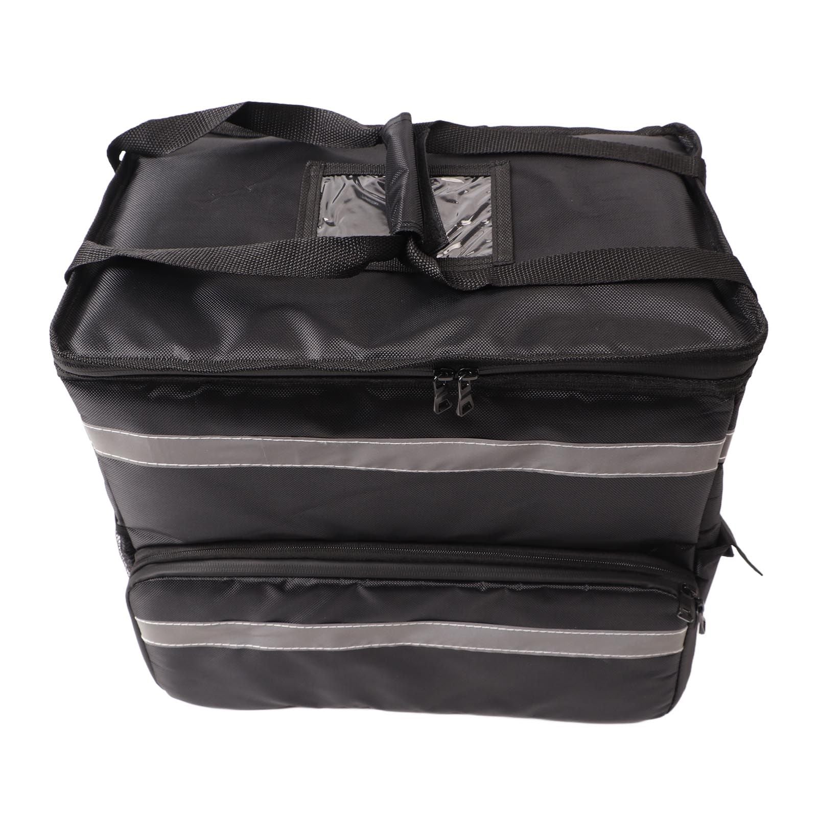 50L Insulated Pizza Delivery Backpack Take Out Food Delivery Thermal Backpack with Expandable Layer for Camping Travel