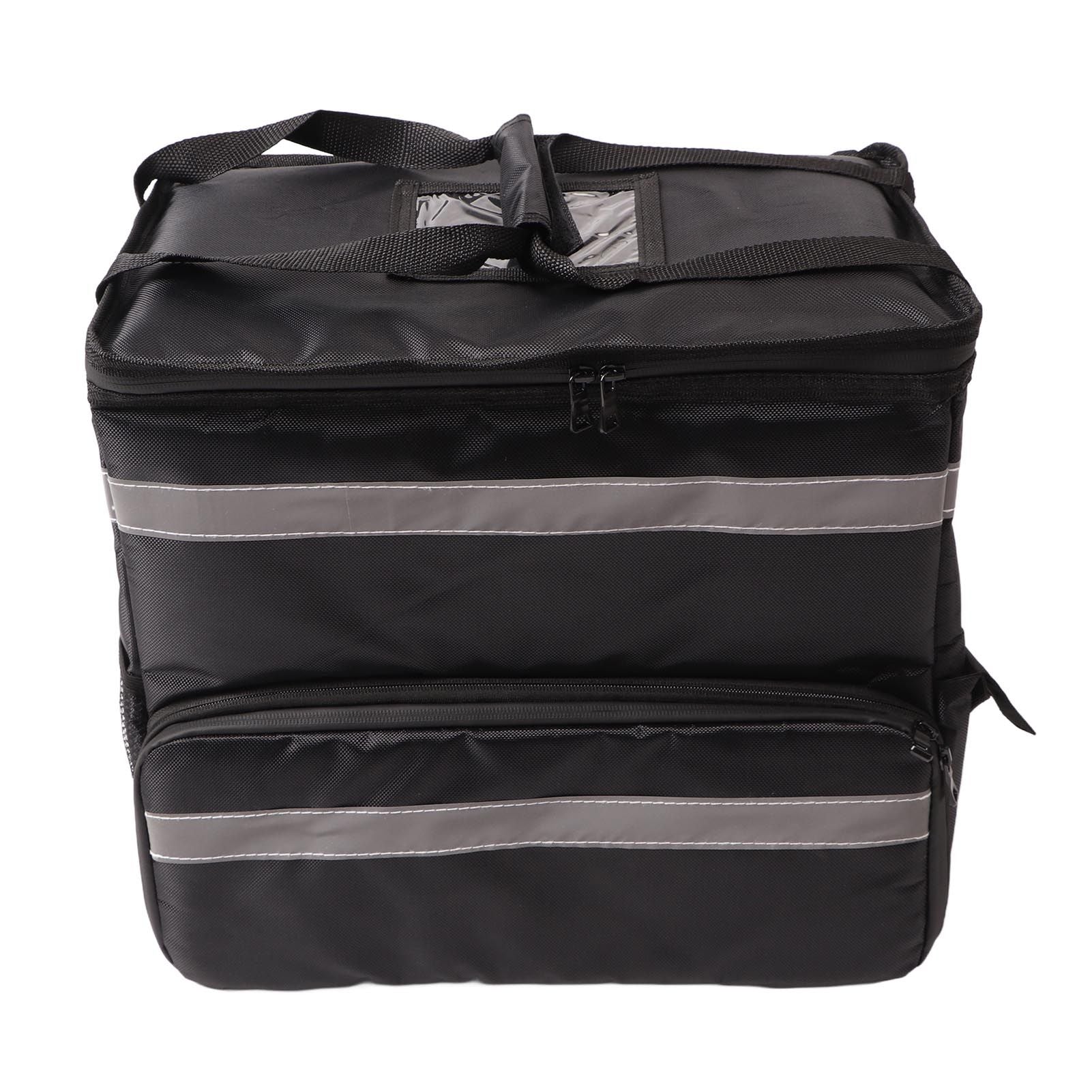 50L Insulated Pizza Delivery Backpack Take Out Food Delivery Thermal Backpack with Expandable Layer for Camping Travel