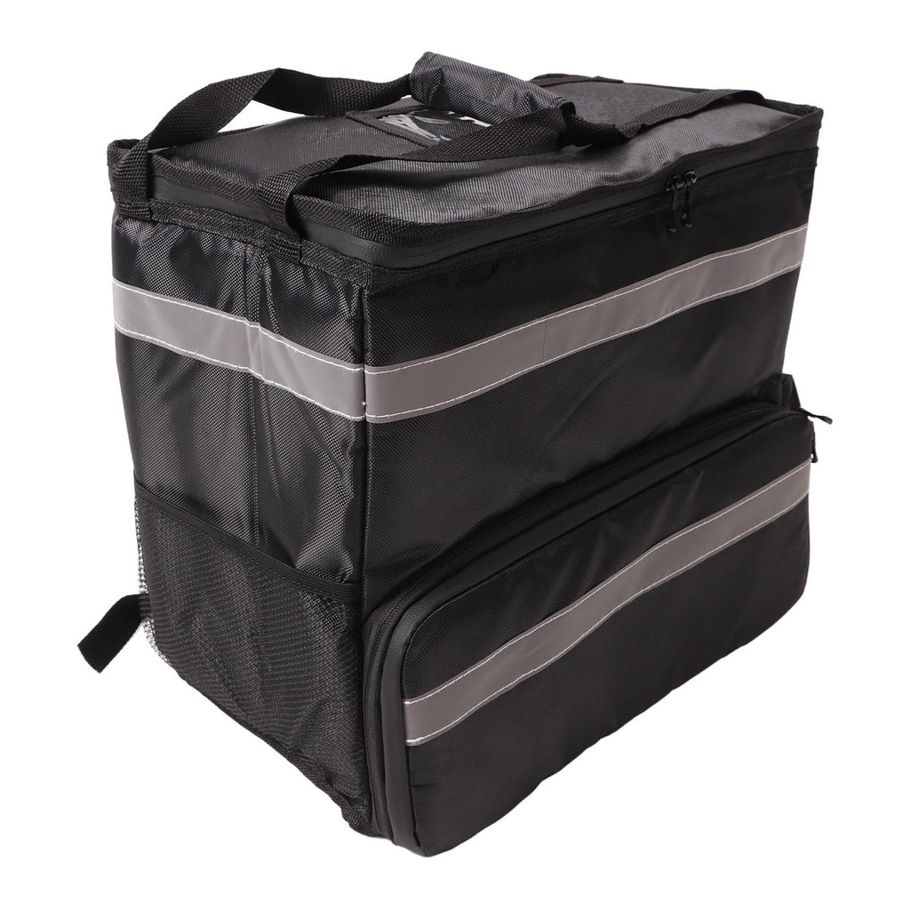 50L Insulated Pizza Delivery Backpack Take Out Food Delivery Thermal Backpack with Expandable Layer for Camping Travel