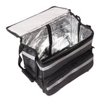 50L Insulated Pizza Delivery Backpack Take Out Food Delivery Thermal Backpack with Expandable Layer for Camping Travel