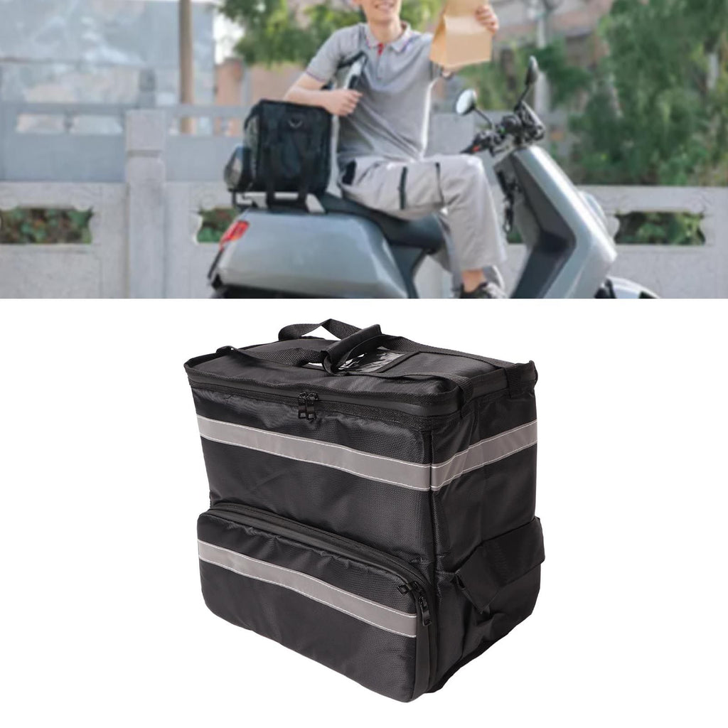 50L Insulated Pizza Delivery Backpack Take Out Food Delivery Thermal Backpack with Expandable Layer for Camping Travel