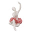 Dancing Ballerina Girl Figurine Ceramic Ballet Girl Figure Ballet Dancer Statue Sculpture Desk Bookshelf Decoration Pink