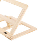 Wooden Book Stand Adjustable Book Holder Reading Stand Recipe Cookbook Holder for Kid Adult Home Wooden Clip