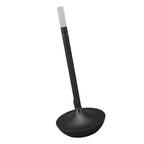 Cordless Table Lamp Innovative Candle Shape 3 Levels Brightness Dimmable Rechargeable LED Desk Lamp Black