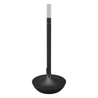 Cordless Table Lamp Innovative Candle Shape 3 Levels Brightness Dimmable Rechargeable LED Desk Lamp Black