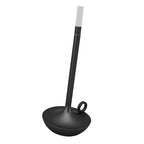 Cordless Table Lamp Innovative Candle Shape 3 Levels Brightness Dimmable Rechargeable LED Desk Lamp Black
