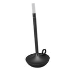 Cordless Table Lamp Innovative Candle Shape 3 Levels Brightness Dimmable Rechargeable LED Desk Lamp Black
