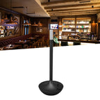 Cordless Table Lamp Innovative Candle Shape 3 Levels Brightness Dimmable Rechargeable LED Desk Lamp Black