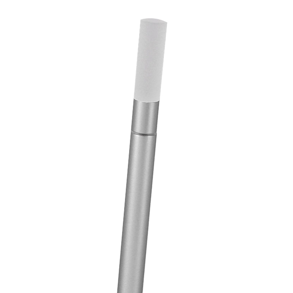 Cordless Table Lamp Innovative Candle Shape 3 Levels Brightness Dimmable Rechargeable LED Desk Lamp Silver