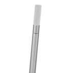Cordless Table Lamp Innovative Candle Shape 3 Levels Brightness Dimmable Rechargeable LED Desk Lamp Silver