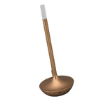 Cordless Table Lamp Innovative Candle Shape 3 Levels Brightness Dimmable Rechargeable LED Desk Lamp Gold