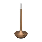 Cordless Table Lamp Innovative Candle Shape 3 Levels Brightness Dimmable Rechargeable LED Desk Lamp Gold