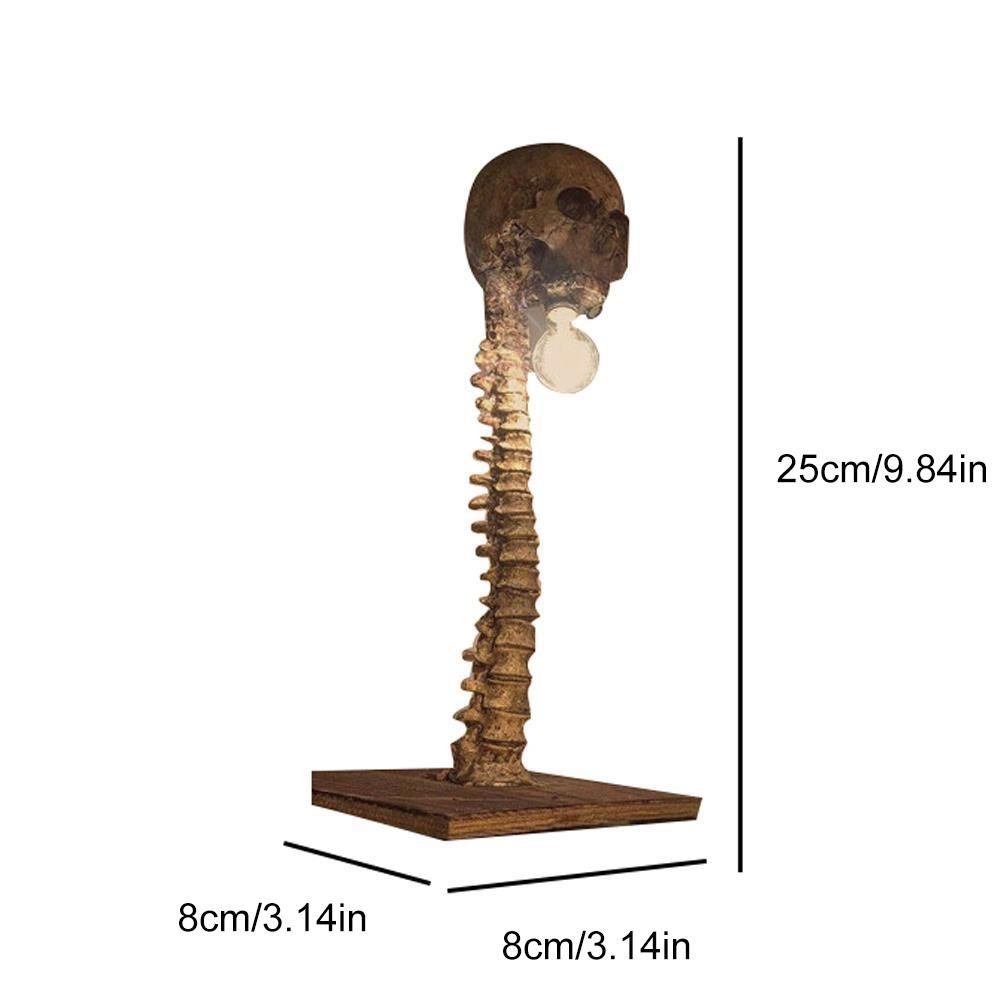 Skeleton Lamp Halloween 3D LED Skeleton Lamp Haunted House Ornament Prop Gifts for Birthday