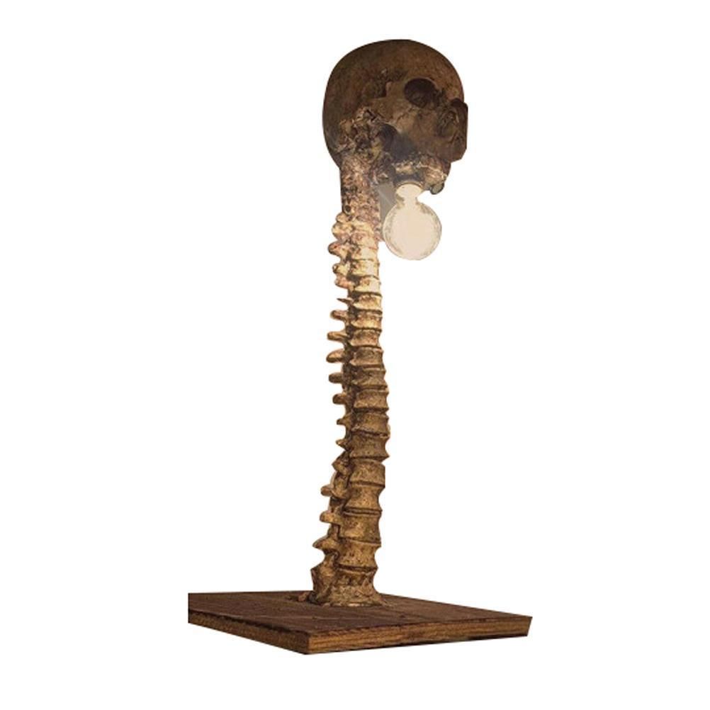 Skeleton Lamp Halloween 3D LED Skeleton Lamp Haunted House Ornament Prop Gifts for Birthday