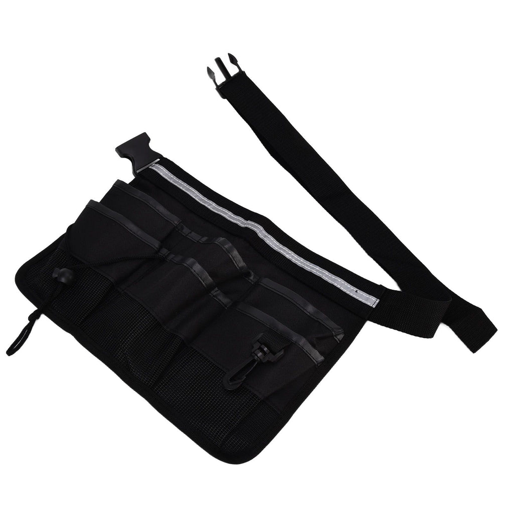 Garden Tool Pocket Adjustable Portable Multi Pocket Design Tool Storage Bag for Storage Tools ItemsBlack