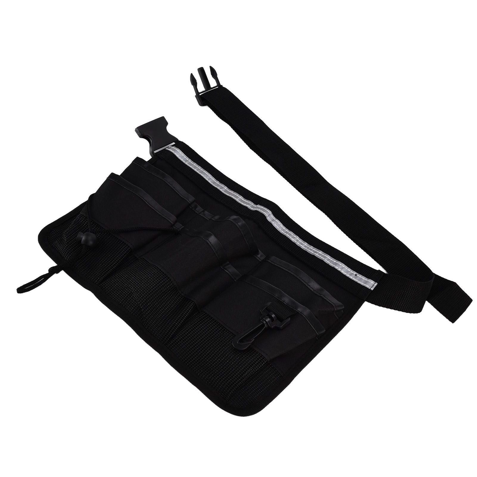 Garden Tool Pocket Adjustable Portable Multi Pocket Design Tool Storage Bag for Storage Tools ItemsBlack