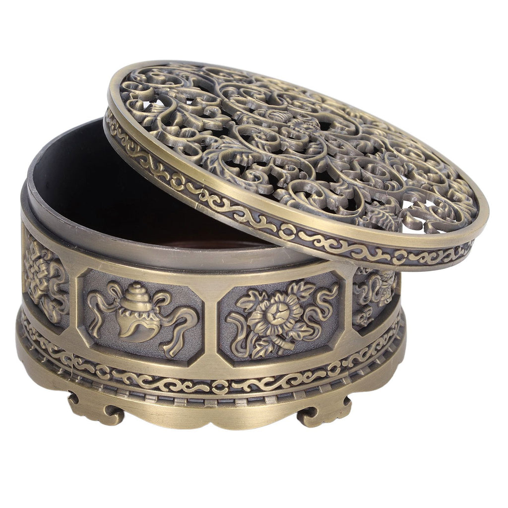 Incense Holder Burner Copper Aroma Burner Home Decoration Ornament for Indoor Temple
