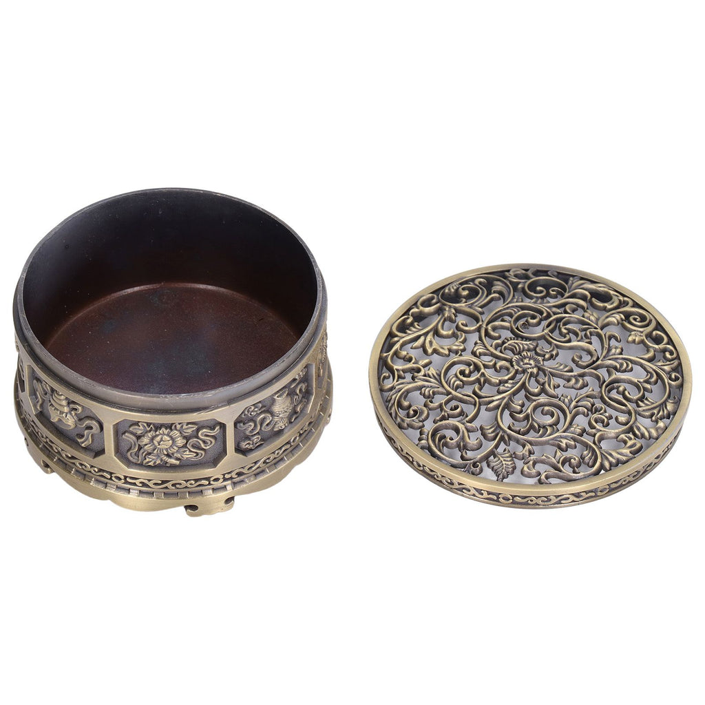 Incense Holder Burner Copper Aroma Burner Home Decoration Ornament for Indoor Temple
