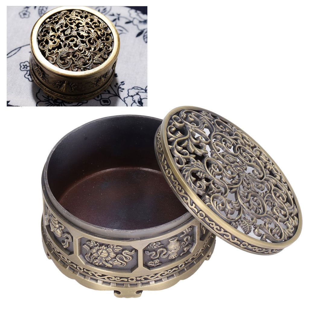 Incense Holder Burner Copper Aroma Burner Home Decoration Ornament for Indoor Temple