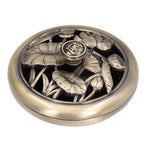 Coil Incense Burner Tray Vintage Incense Bowl Holder Metal Alloy for Living Room Bedroom Office368