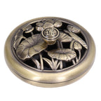 Coil Incense Burner Tray Vintage Incense Bowl Holder Metal Alloy for Living Room Bedroom Office368