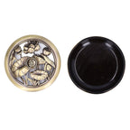 Coil Incense Burner Tray Vintage Incense Bowl Holder Metal Alloy for Living Room Bedroom Office368
