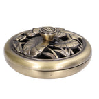 Coil Incense Burner Tray Vintage Incense Bowl Holder Metal Alloy for Living Room Bedroom Office368