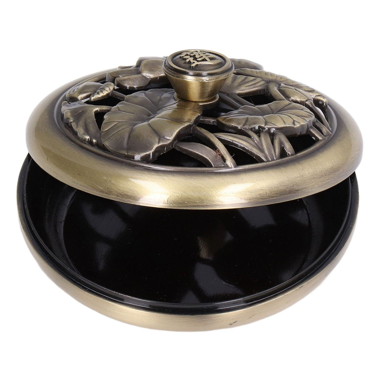Coil Incense Burner Tray Vintage Incense Bowl Holder Metal Alloy for Living Room Bedroom Office368