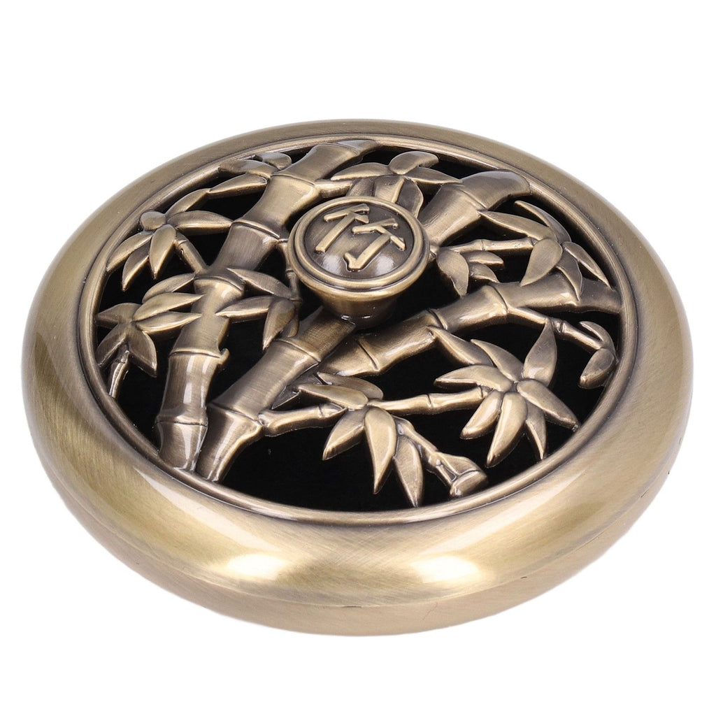 Coil Incense Burner Tray Vintage Incense Bowl Holder Metal Alloy for Living Room Bedroom Office366