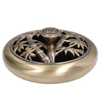 Coil Incense Burner Tray Vintage Incense Bowl Holder Metal Alloy for Living Room Bedroom Office366