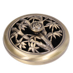 Coil Incense Burner Tray Vintage Incense Bowl Holder Metal Alloy for Living Room Bedroom Office366