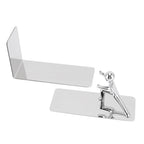 Metal Bookends Kung Fu Man Design Durable Rustproof Metal High Stability Book Ends for Home Office Library