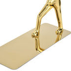 Stainless Steel Man Bookends Prevent Slipping Kung Fu Man Bookends for Home Decoration for Home Office
