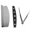 Stainless Steel Sharp-edged Pizza Rocker w/ Tongs