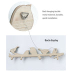 Wooden Wall Mounted Bird Hooks Wall Decoration Wall Hanging Clothes Hook