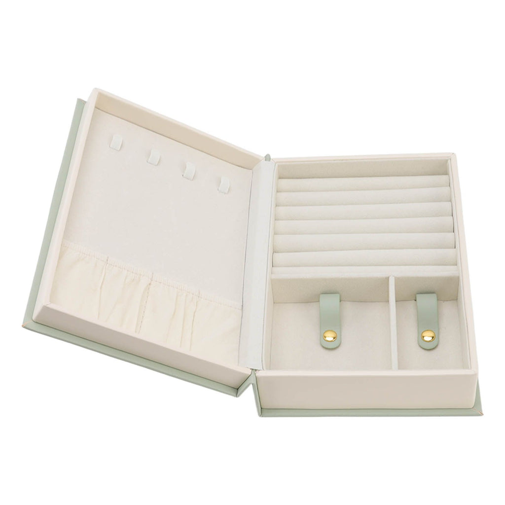 Jewellery Box Leather Jewelry Storage Case Large Capacity Portable for Earring Necklace