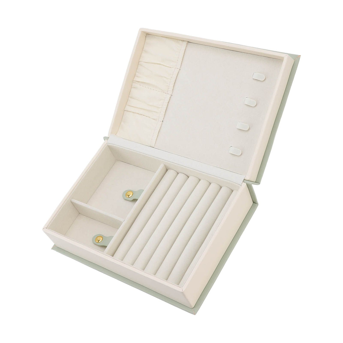 Jewellery Box Leather Jewelry Storage Case Large Capacity Portable for Earring Necklace